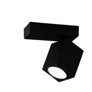 Faretto led alluminio nero orientabile interno  8170 n