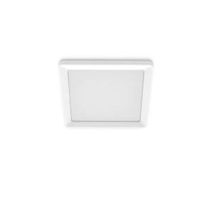 Valen plafoniera quadrata 13w colore bianca con telecomando 30cm valsqw30