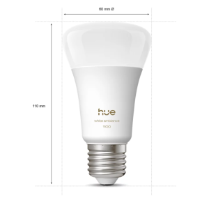 Lampadine smart led white ambiance e27 75w philips 36486800