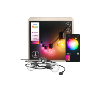 Catena luminosa smart led esterno 7m philips 37147700 multicolore