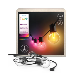 Catena luminosa smart festone led 21 metri philips 37159000 uso esterno