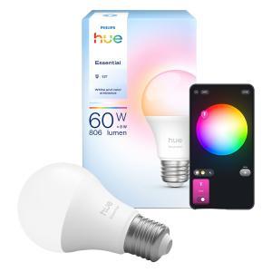 Lampadina smart philips hue white & color ambiance  led e27 essential 60w - 39218200