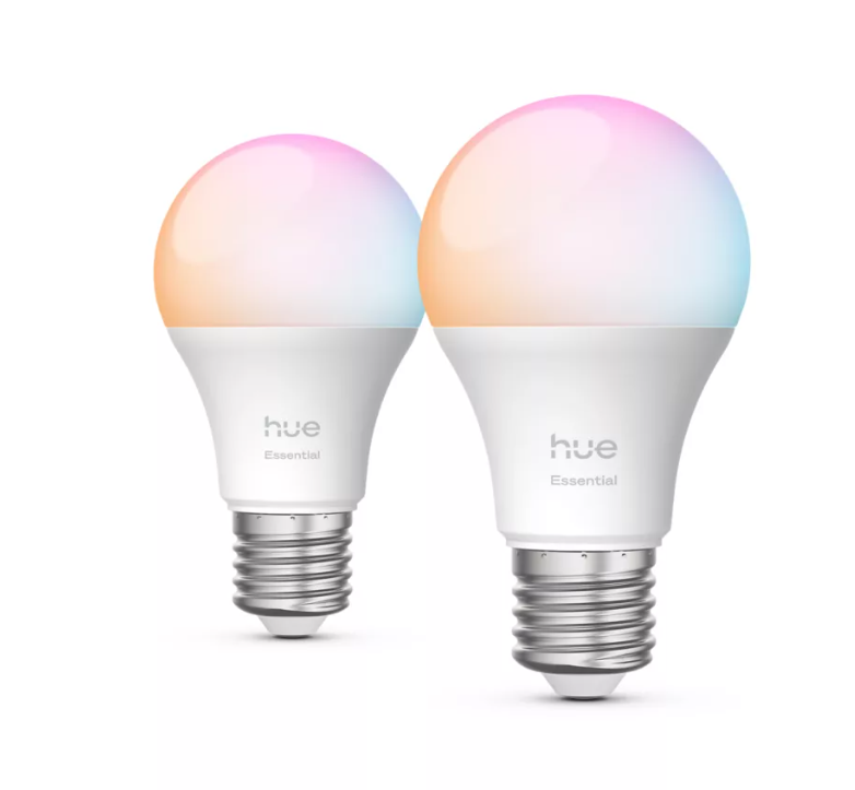 Kit 2 Lampadine Philips Hue White & Color Ambiance Smart LED E27 Essential 60W - 39224300 01