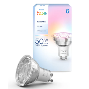 Lampadina philips hue white & color ambiance  led gu10 essential 50w - 39242700