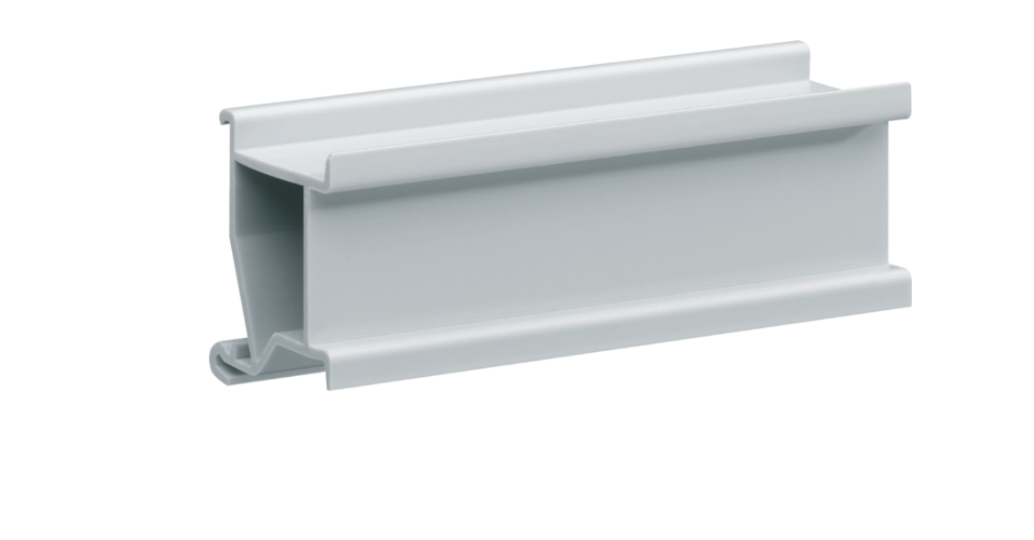 rialzo guida din logisty hager supporto x160 20 moduli accessorio quadro elettrico professionale