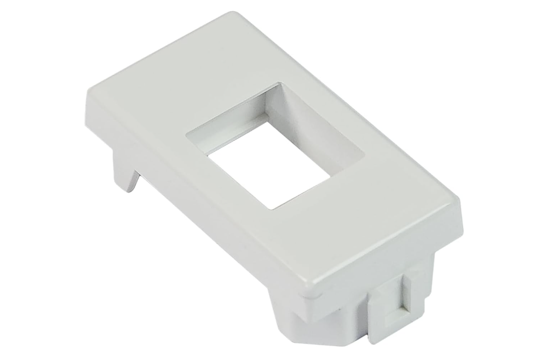 Adattatore keystone bianco per cablaggio rete sistema Matix Tecno Switch
