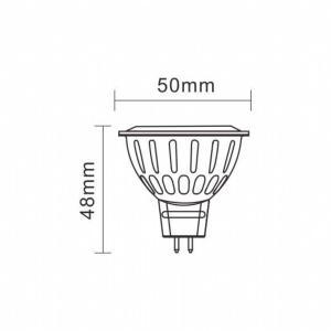 Lampadina led gu5.3 7w 4200k 120°  - 21084