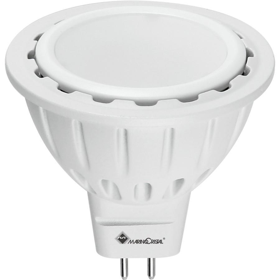 lampadina led gu5.3 7w attacco mr16 luce naturale 4200k marino cristal