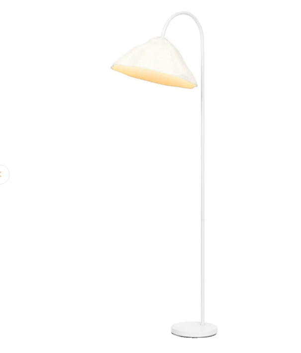 Lampada da terra LEDVANCE design foglia di loto bianca dimmerabile per interni moderni