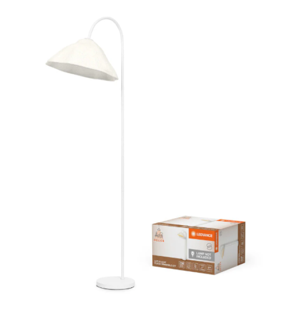 Lampada da terra LEDVANCE bianca E27 dimmerabile con confezione originale visibile