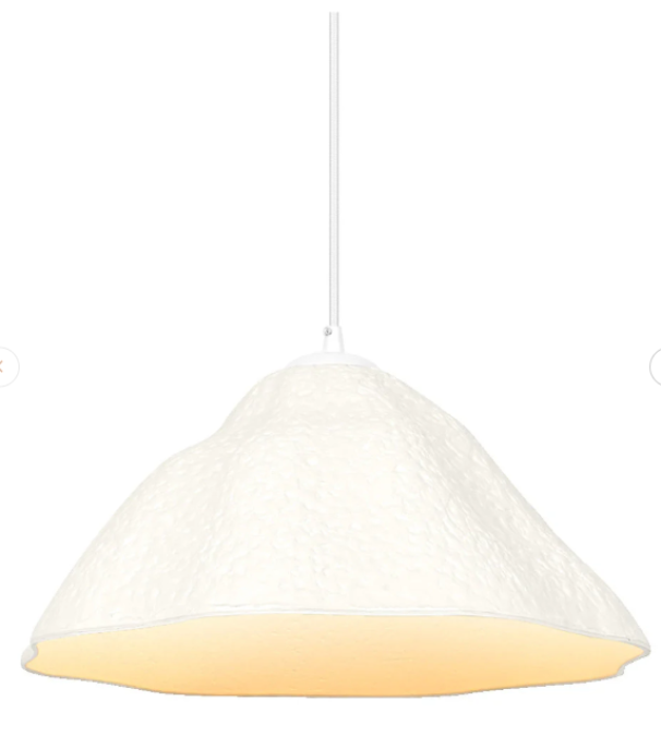 lampada a sospensione bianca lotus leaf ledvance moderna per interni