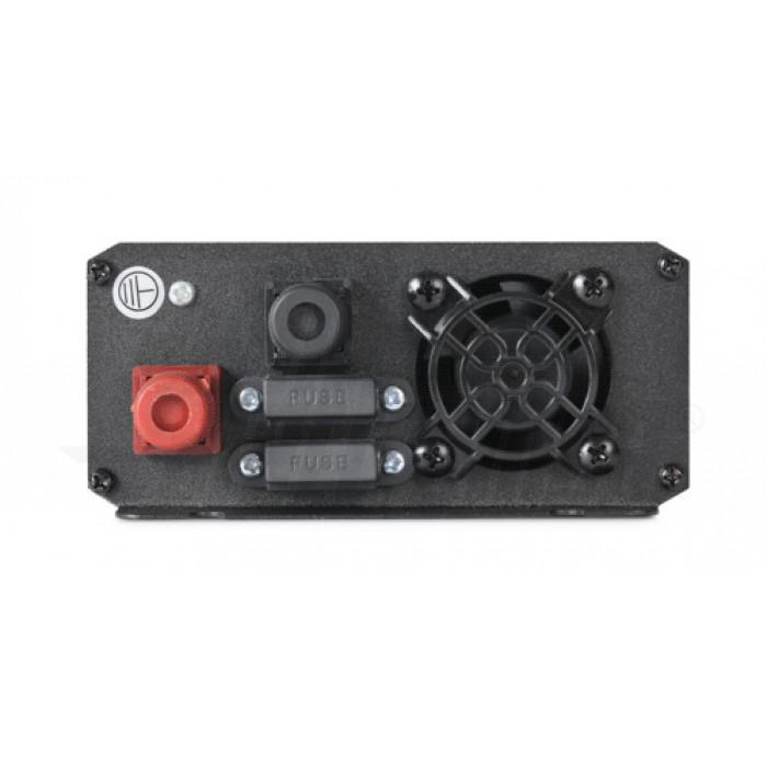 pannello posteriore inverter 600w 24v con morsetti batteria fusibili e ventola