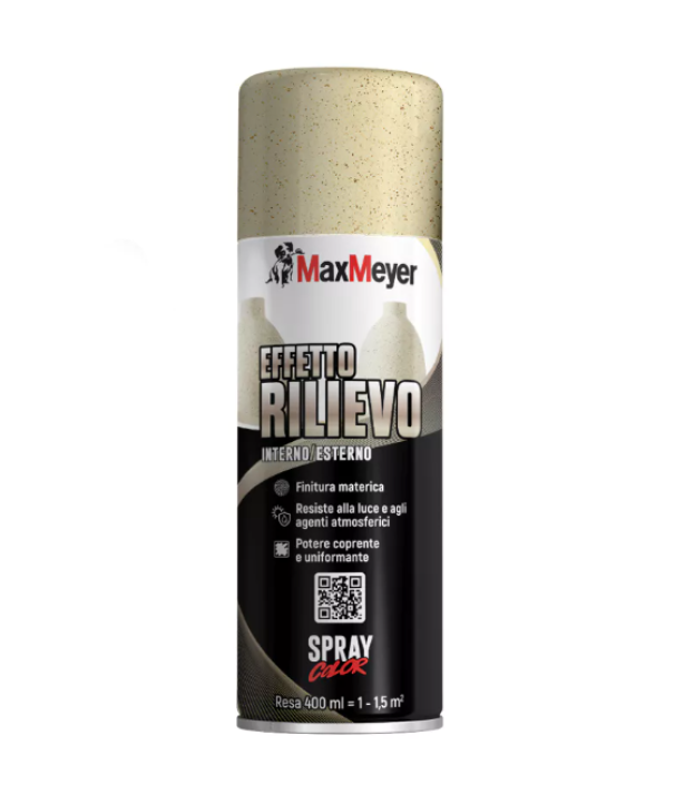 Bomboletta spray effetto rilievo sabbia finitura materica 400 ml Cromology MaxMeyer