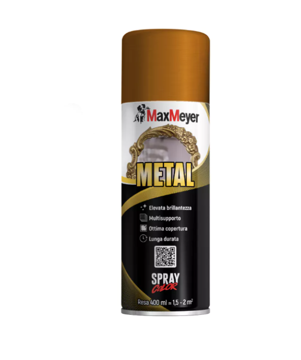 Spray effetto metallo rame MaxMeyer confezione 400 ml