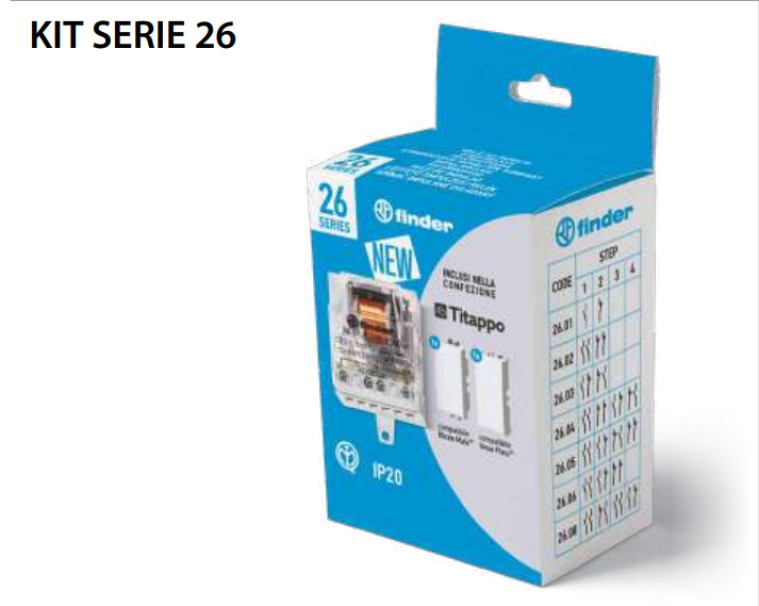 KIT Relu00e8 ad Impulsi con tittapo FINDER -  260482304000POA 02