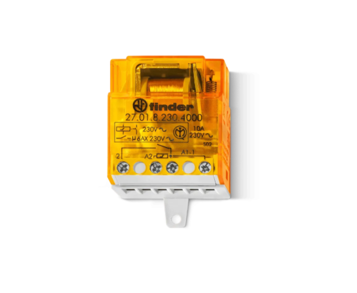Relu00e8 ad impulsi Finder da incasso per comando luci struttura trasparente 10A 230V 1NO
