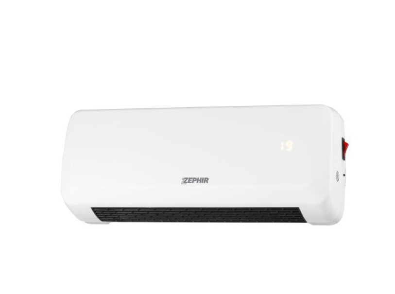 Termoventilatore ceramico da parete Zephir 1000 / 2000 W, telecomando, timer - ZMW3019B 01