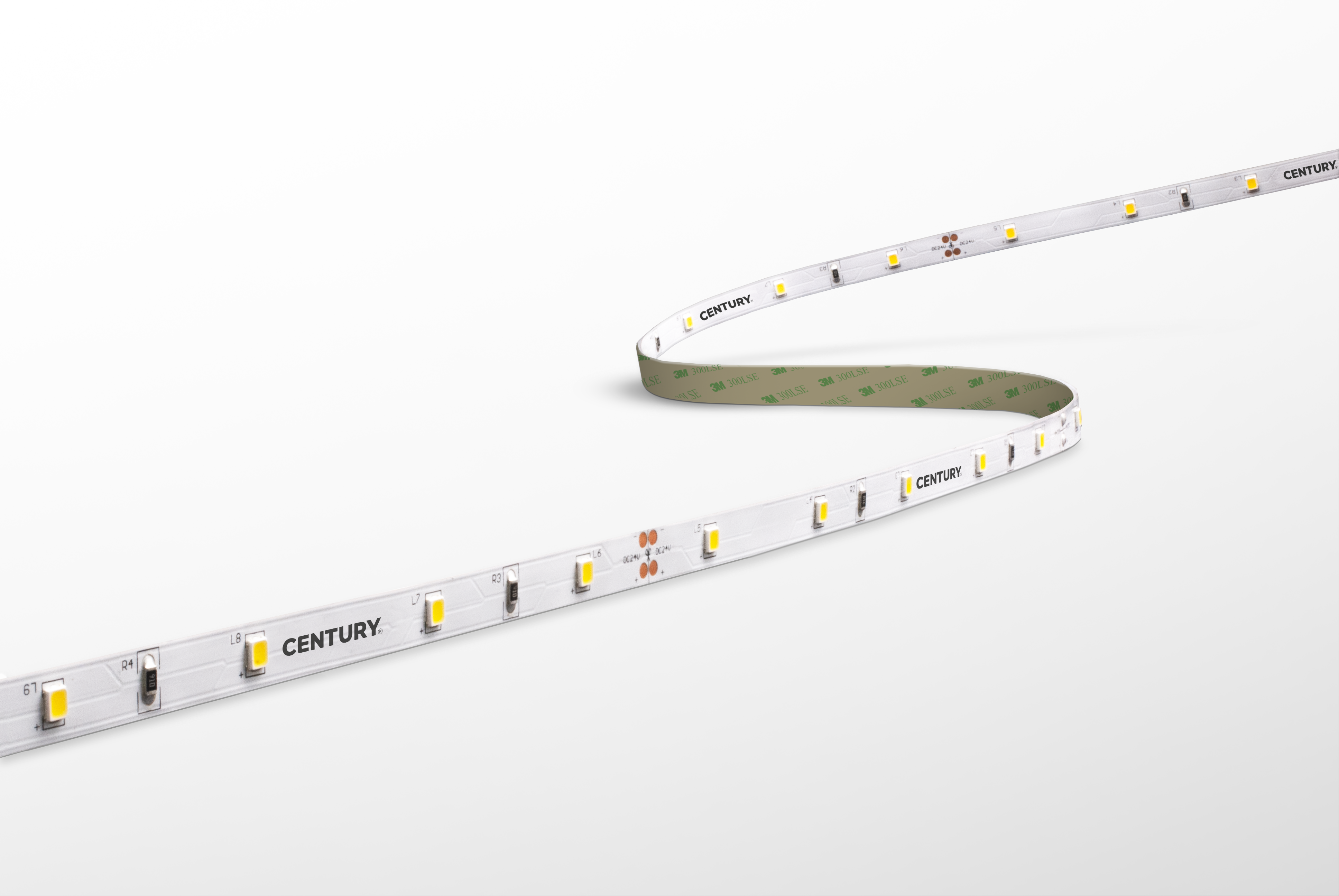 striscia led flessibile century per illuminazione ambiente e decorativa