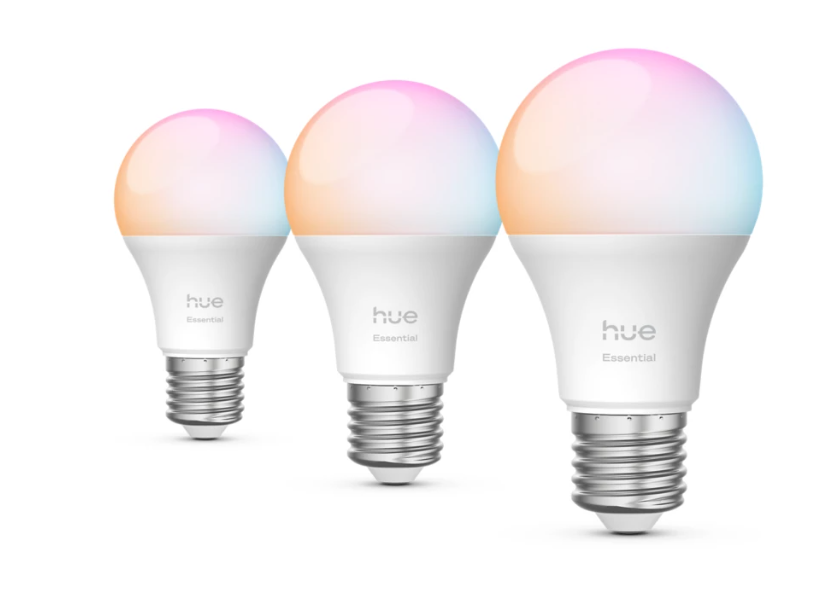 lampadine smart led e27 philips hue effetto bianco e colore per illuminazione domestica