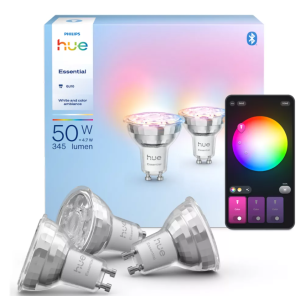 Kit di 3 lampadine led smart gu10 multicolore compatibile bluetooth  305533000
