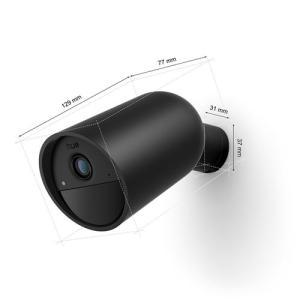 Telecamera sicurezza smart 2k nera philips hue 304508900