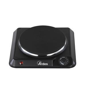 Fornello elettrico con piastra in ghisa ø 18 cm. potenza 1500w. - arfoel04