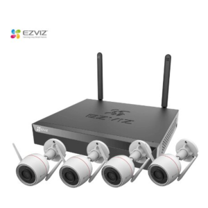 Kit videosorveglianza nvr wireless 4mp 4 telecamere  370700004 sicurezza avanzata interni esterni