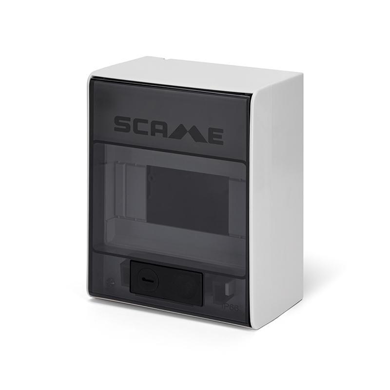centralino modulare da parete scame 6 din sportello fumu00e9 vista frontale