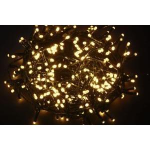 Catena luminosa led 100 luci filo di rame verde con pannello solare 14923360 10m