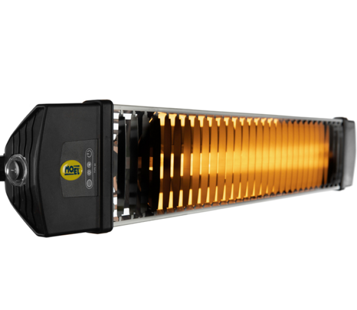 Riscaldatore MOEL 866NRC frontale 1200W per riscaldamento ambienti interni ed esterni