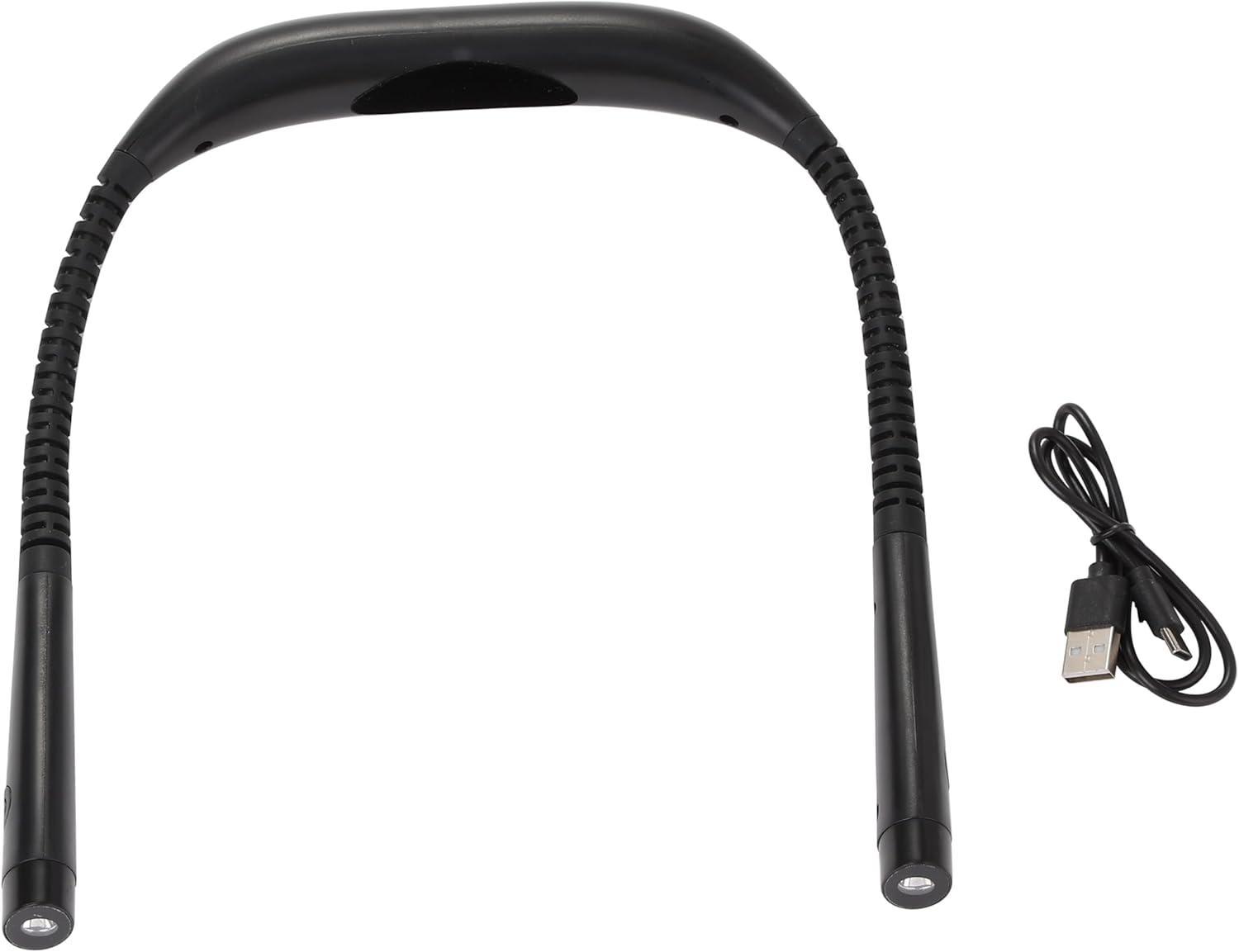 Lampada LED da lettura collo flessibile Electraline con cavo USB-C accessorio