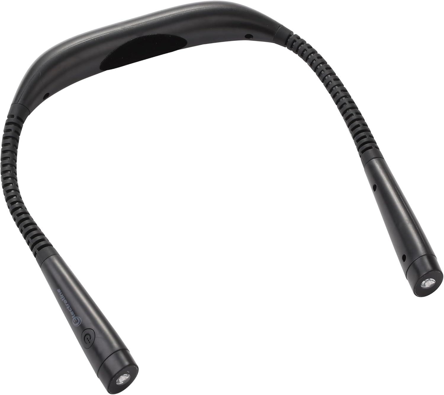 Lampada LED pieghevole da lettura collo flessibile Electraline vista laterale