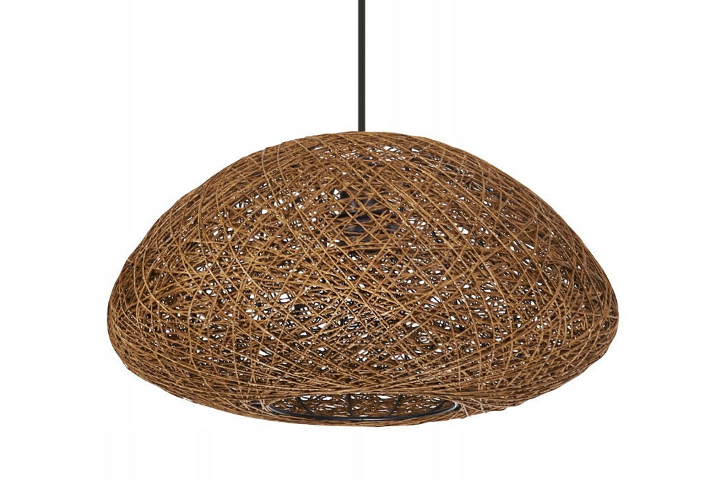 lampada a sospensione e27 ledvance con paralume intrecciato diametro 39 cm