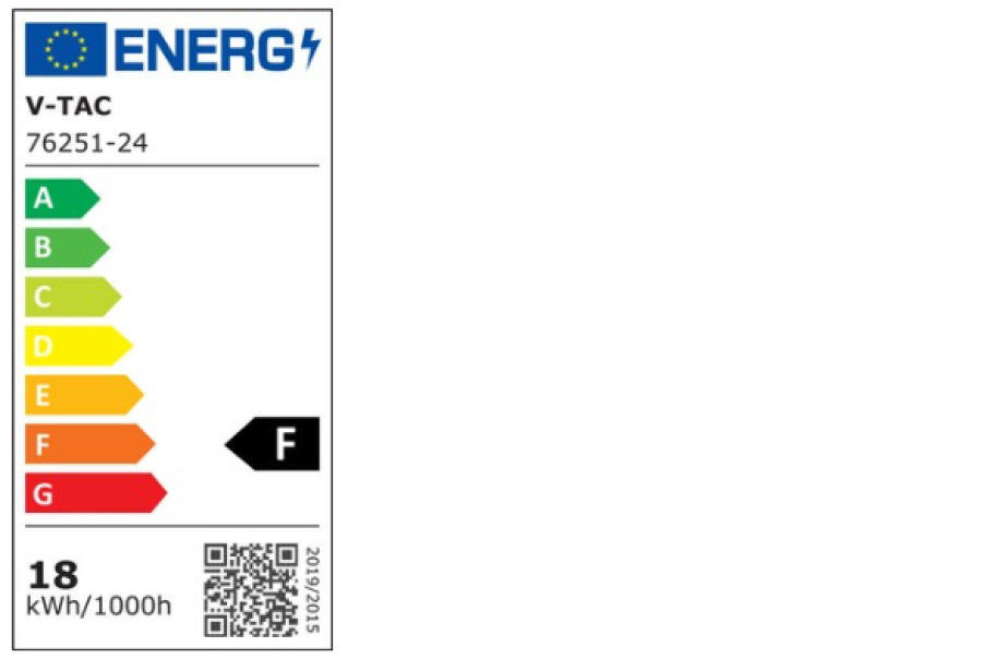 plafoniera led quadrata 18w v-tac vista in dettaglio design moderno bianco
