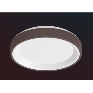 Lampada di parete a plafone marrone oscuro led 24w iside luce calda 3000k - ca077ddbwdd