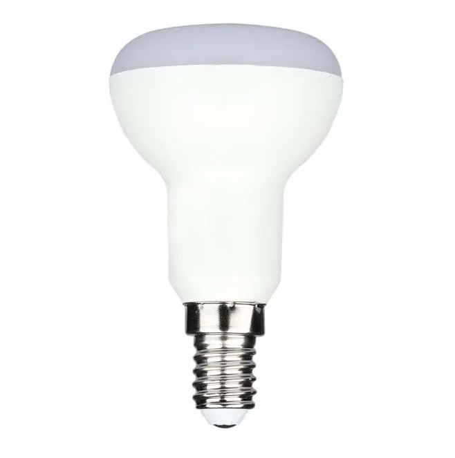 lampadina led e14 r50 4.8w 6500k bianca v tac per interni risparmio energetico