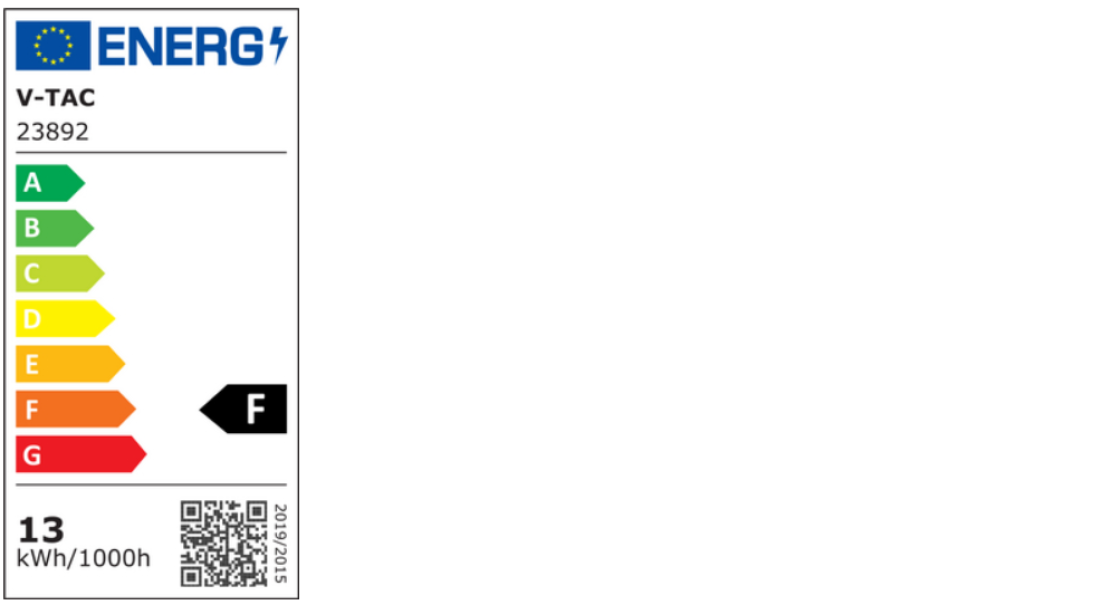 lampadina led par38 v tac 12.8w e27 vista frontale