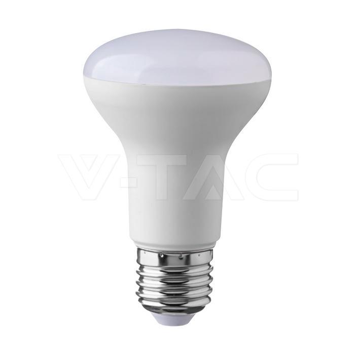 etichetta energetica lampadina led vtac 23898 r63 e27 8.5w classe f