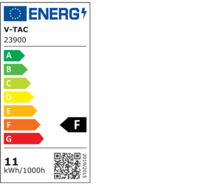 lampadina LED R80 11W E27 V-TAC luce naturale 4000K vista frontale