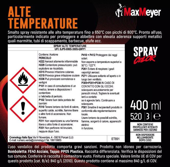 Spray alte temperature nero MaxMeyer -  025770C010003  02