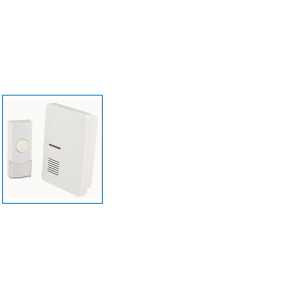 Campanello wireless portata 300 metri bianco  59200