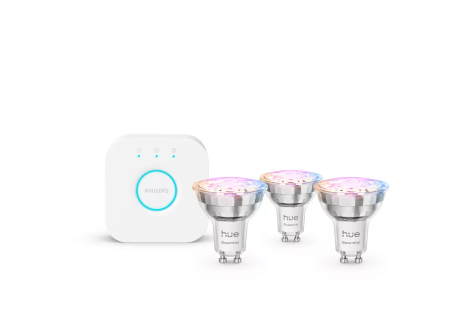 Kit Bridge Pro + 3 Lampade GU10 Philips Hue WCA White & Color Ambiance 03