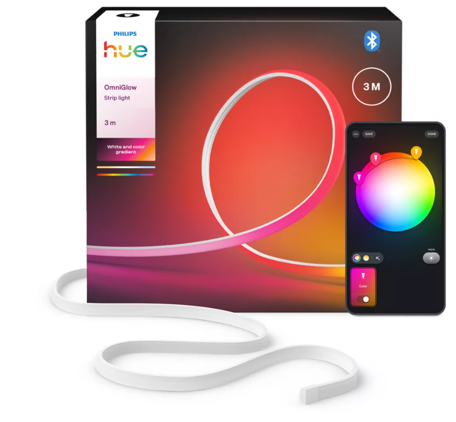 Philips Hue OmniGlow Striscia LED Smart 3 m RGBWWIC - 308933500 01
