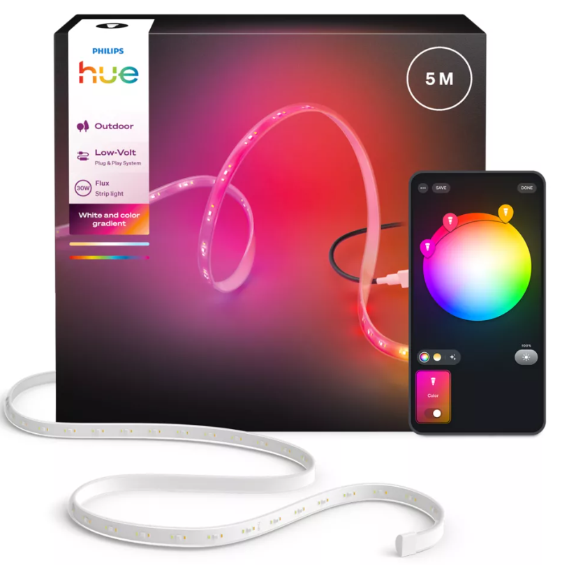 Striscia LED Smart 5 Metri Philips Hue Flux RGBWWIC Indiretta White and Color Ambiance - 308897000 01
