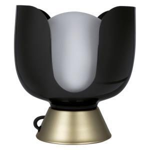 Lampada da tavolo design nero  lum851801 stile retrò e14
