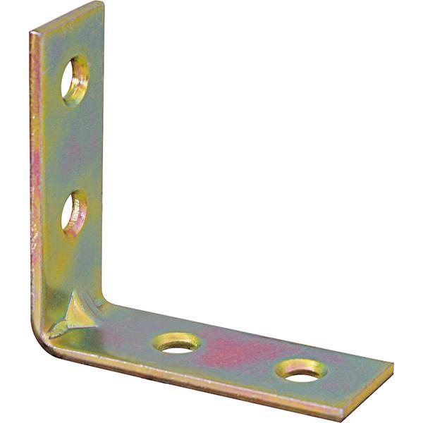 connettore angolare per legno in acciaio zincato con fori diametro 4 5 mm