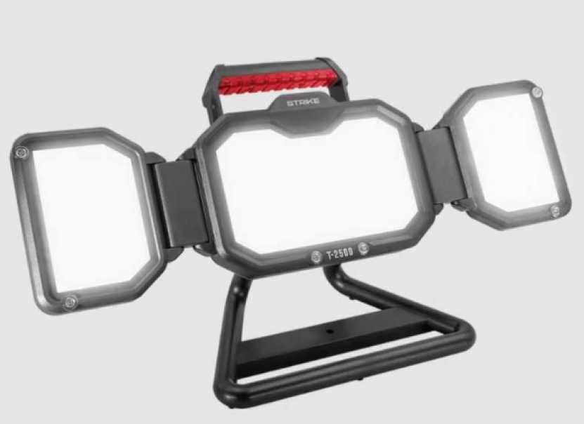 proiettore led portatile trifacciale century stk t2500 30w 2500lm ricaricabile
