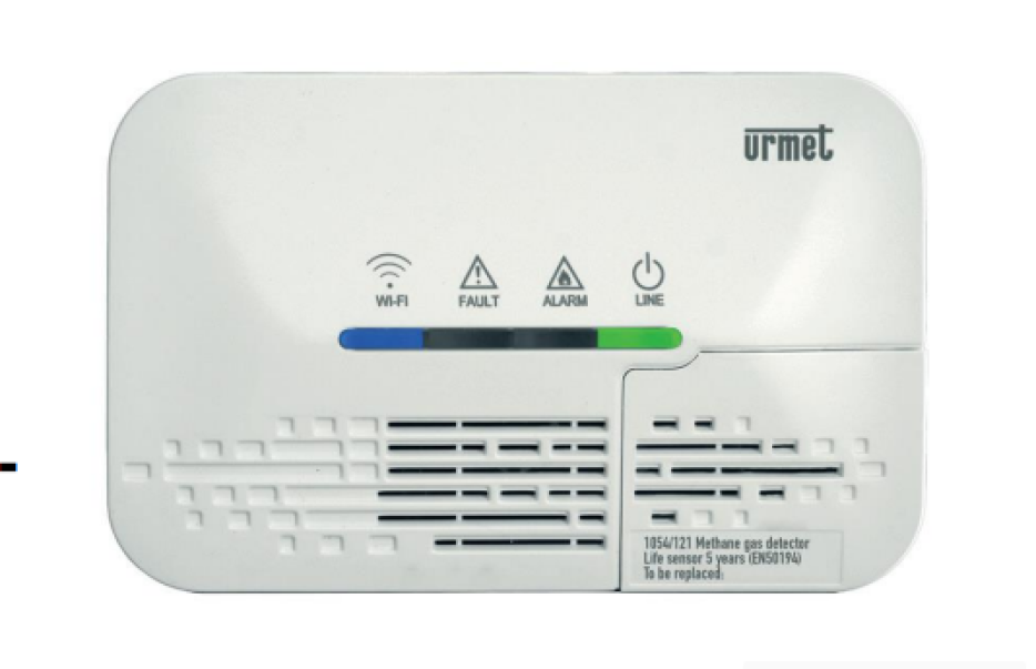 Rilevatore di gas metano Urmet con connessione Wi-Fi per sicurezza domestica avanzata