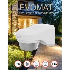 Rilevatore di movimento pir 240 gradi esterno  ob137912 ip65