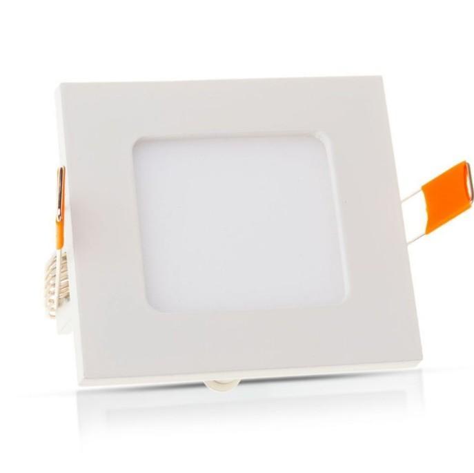 pannello led quadrato da incasso bianco 6w 3000k vtac